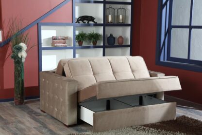 Canapea Atena, 190x108x88 cm, extensibila cu 3 locuri, tip pat matrimonial - imagine 4