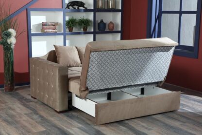 Canapea Atena, 190x108x88 cm, extensibila cu 3 locuri, tip pat matrimonial - imagine 3