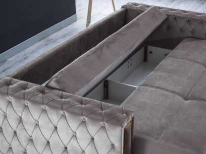 Canapea Monza, 238x100x67 cm, extensibila cu 3 locuri - imagine 4