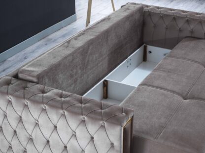 Canapea Monza, 238x100x67 cm, extensibila cu 3 locuri - imagine 3