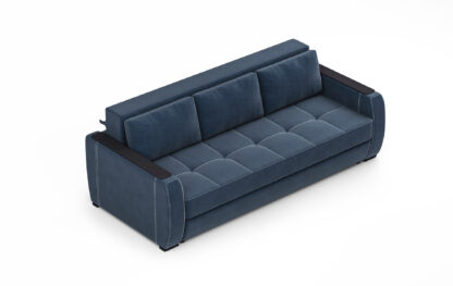 Canapea Stella, 232x110x97 cm, extensibila cu 3 locuri, cu lada de depozitare