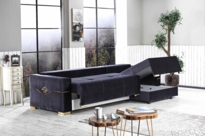 Coltar Astra, 270x150x90 cm, extensibil cu lada - imagine 2