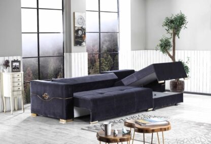 Coltar Astra, 270x150x90 cm, extensibil cu lada - imagine 3