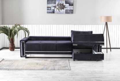 Coltar Monza, 270x150x90 cm, extensibil cu lada - imagine 5