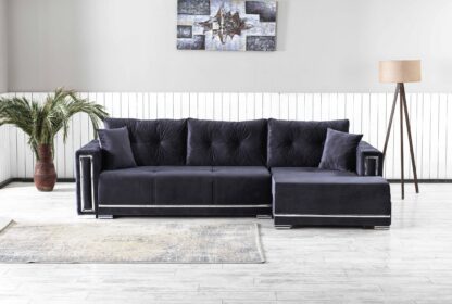 Coltar Monza, 270x150x90 cm, extensibil cu lada - imagine 3