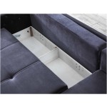 Coltar Monza, 270x150x90 cm, extensibil cu lada - imagine 7
