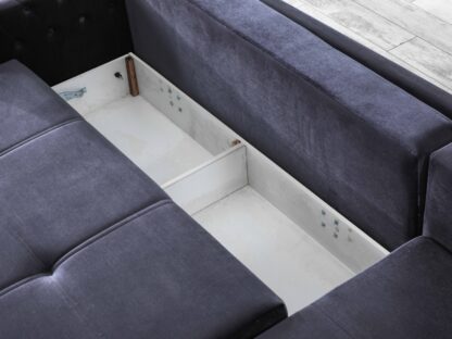 Coltar Monza, 270x150x90 cm, extensibil cu lada - imagine 7