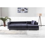 Coltar Monza, 270x150x90 cm, extensibil cu lada - imagine 4
