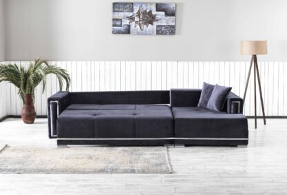 Coltar Monza, 270x150x90 cm, extensibil cu lada - imagine 4