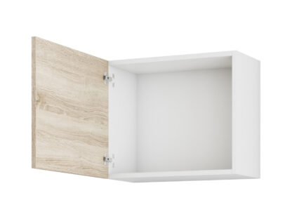 Corp hota pentru bucatarie, sonoma/alb, PAL, 60x50x30 cm - imagine 6