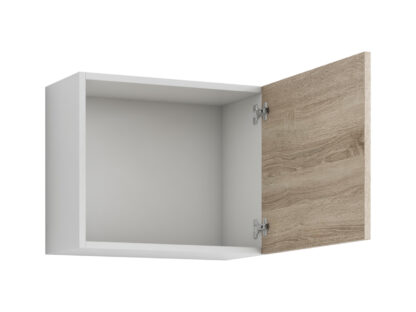 Corp hota pentru bucatarie, sonoma/alb, PAL, 60x50x30 cm - imagine 5