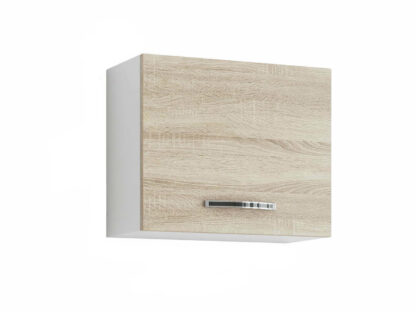 Corp hota pentru bucatarie, sonoma/alb, PAL, 60x50x30 cm - imagine 4