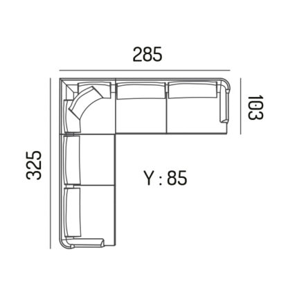 Coltar extensibil Orlando, cu lada pentru depozitare - imagine 6