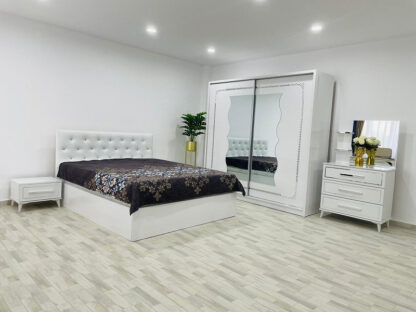 Dormitor Oliver, alb,160×200 cm - imagine 3