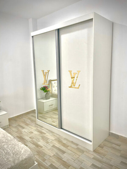 Dormitor Vegas, alb,160×200 cm - imagine 4