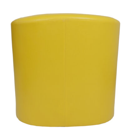 Fotoliu Tudor, galben, piele ecologica, 68x67x75 cm - imagine 5