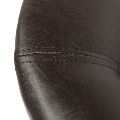 Fotoliu Tudor, wenge, piele ecologica, 68x67x75 cm - imagine 4