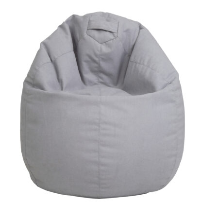 Fotoliu tip para Mara, Big Bean Bag, bleu, stofa D, 74 cm - imagine 5