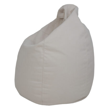 Fotoliu tip para Mara, Big Bean Bag, crem, stofa D, 74 cm - imagine 3