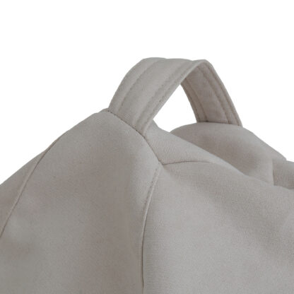 Fotoliu tip para Mara, Big Bean Bag, crem, stofa D, 74 cm - imagine 4