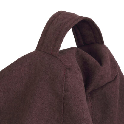 Fotoliu tip para Mara, Big Bean Bag, bordo, stofa D, 74 cm - imagine 5