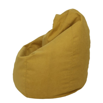Fotoliu tip para Mara, Big Bean Bag, galben, stofa D, 74 cm - imagine 5