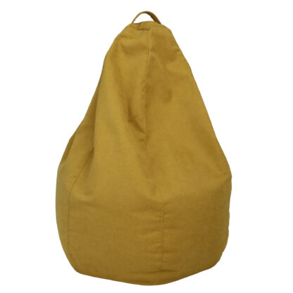 Fotoliu tip para Mara, Big Bean Bag, galben, stofa D, 74 cm