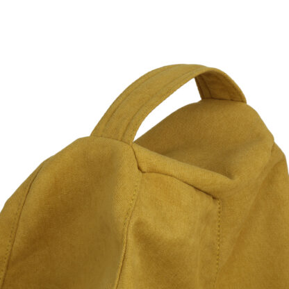 Fotoliu tip para Mara, Big Bean Bag, galben, stofa D, 74 cm - imagine 2