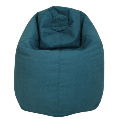 Fotoliu tip para Mara, Big Bean Bag, turcoaz, stofa D, 74 cm - imagine 2