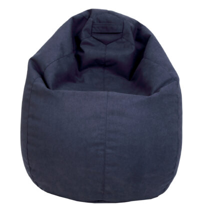 Fotoliu tip para Mara, Big Bean Bag, albastru, stofa D, 74 cm - imagine 5