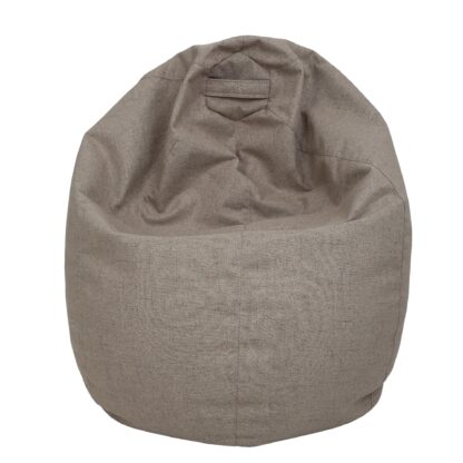 Fotoliu tip para Mara, Big Bean Bag, crem, stofa G, 74 cm - imagine 3