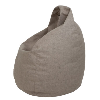 Fotoliu tip para Mara, Big Bean Bag, crem, stofa G, 74 cm - imagine 4
