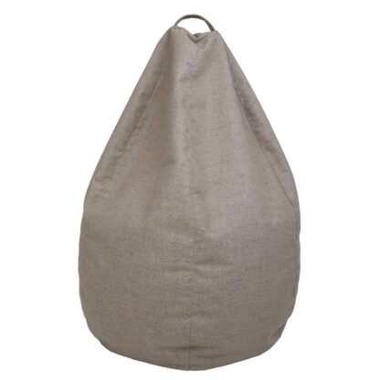 Fotoliu tip para Mara, Big Bean Bag, crem, stofa G, 74 cm