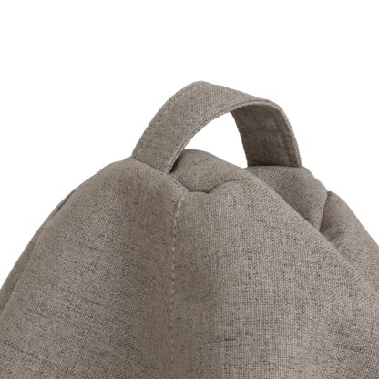 Fotoliu tip para Mara, Big Bean Bag, crem, stofa G, 74 cm - imagine 2