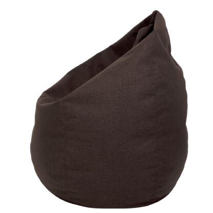 Fotoliu tip para Mara, Big Bean Bag, maro, stofa G, 74 cm - imagine 3