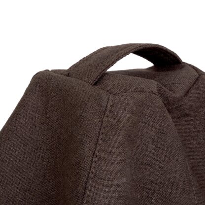 Fotoliu tip para Mara, Big Bean Bag, maro, stofa G, 74 cm - imagine 9