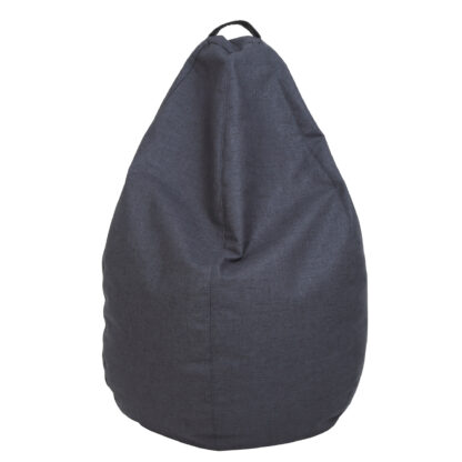 Fotoliu tip para Mara, Big Bean Bag, gri, stofa G, 74 cm
