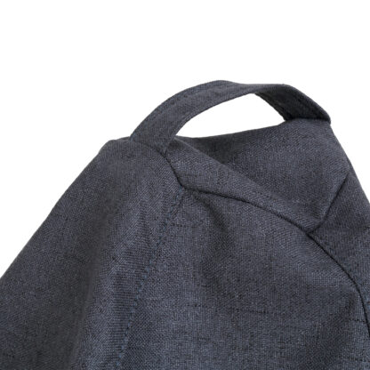 Fotoliu tip para Mara, Big Bean Bag, gri, stofa G, 74 cm - imagine 5