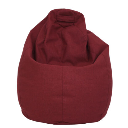 Fotoliu tip para Mara, Big Bean Bag, rosu, stofa G, 74 cm - imagine 2