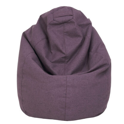 Fotoliu tip para Mara, Big Bean Bag, mov, stofa G, 74 cm - imagine 8