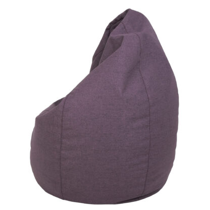 Fotoliu tip para Mara, Big Bean Bag, mov, stofa G, 74 cm - imagine 7