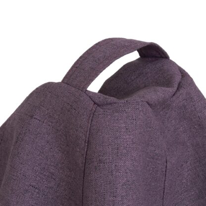 Fotoliu tip para Mara, Big Bean Bag, mov, stofa G, 74 cm - imagine 5