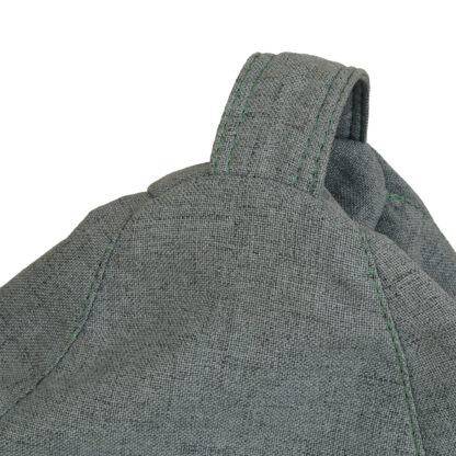 Fotoliu tip para Mara, Big Bean Bag, verde pastel, stofa G, 74 cm - imagine 5