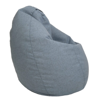 Fotoliu tip para Mara, Big Bean Bag, bleu, stofa G, 74 cm - imagine 4