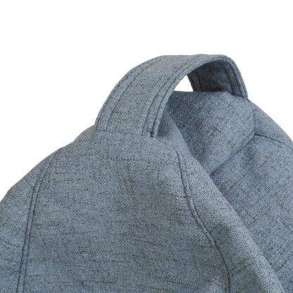 Fotoliu tip para Mara, Big Bean Bag, bleu, stofa G, 74 cm - imagine 6