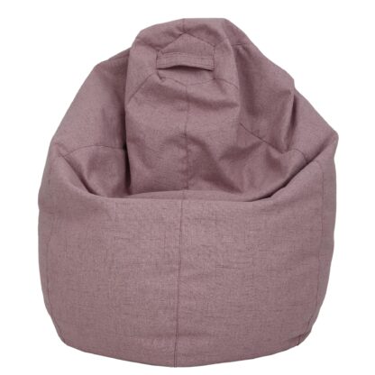 Fotoliu tip para Mara, Big Bean Bag, roz, stofa G, 74 cm - imagine 4
