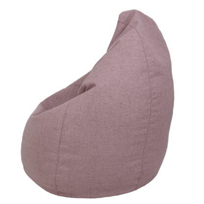 Fotoliu tip para Mara, Big Bean Bag, roz, stofa G, 74 cm - imagine 3