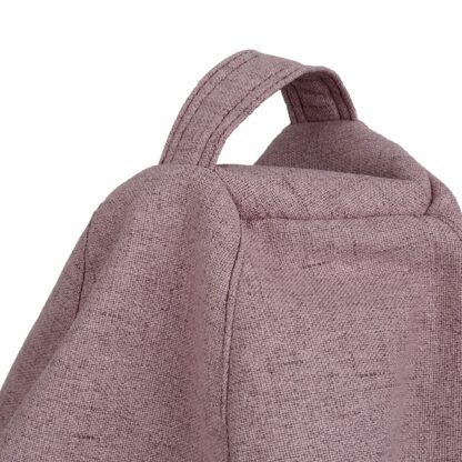 Fotoliu tip para Mara, Big Bean Bag, roz, stofa G, 74 cm - imagine 5