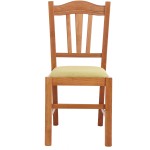 Scaun Silvana, stofa, cadru cires, culoare verde, 44x96x49 cm - imagine 5