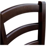 Scaun Paesana, roz 21896, 43x88x45 cm, cadru wenge, imitatie piele - imagine 7